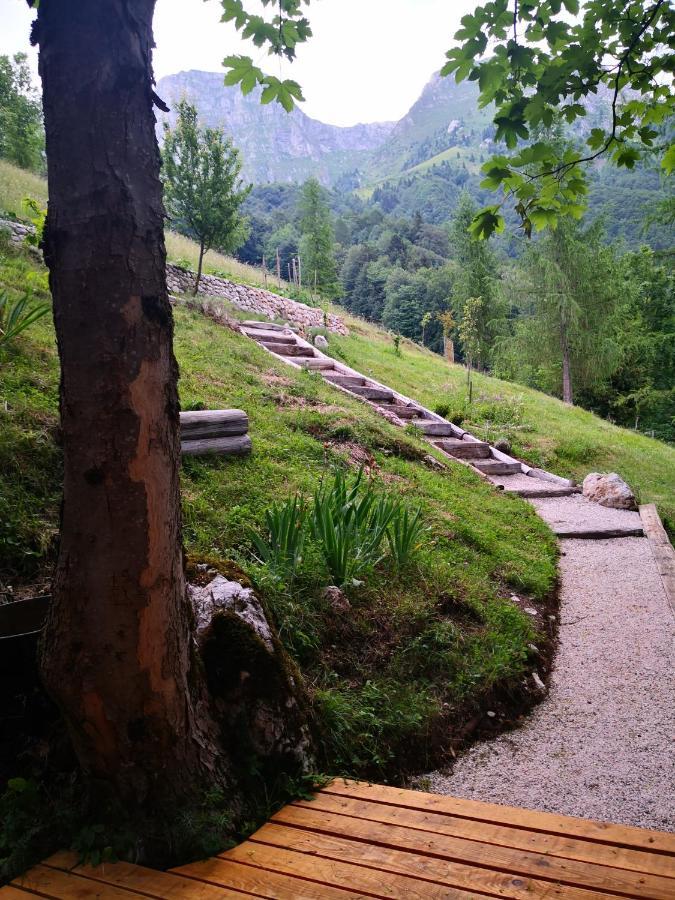Mountain lodge Forte Emilia Kobarid Exterior foto