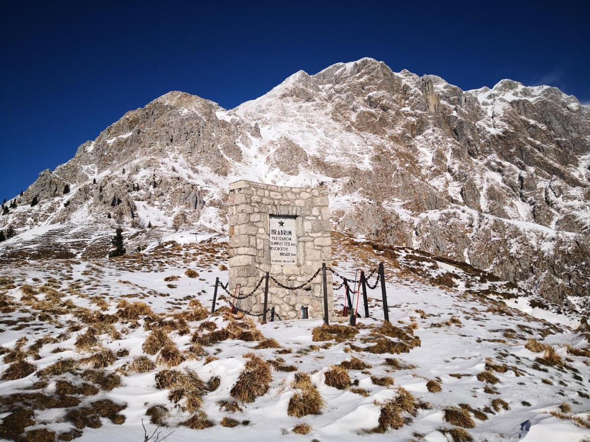 Mountain lodge Forte Emilia Kobarid Exterior foto