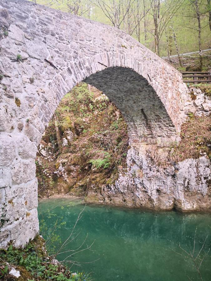 Mountain lodge Forte Emilia Kobarid Exterior foto